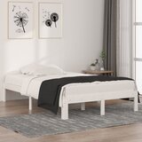  Okvir za krevet masivno drvo bijeli 120x190 cm mali bračni | shoptok.hr
