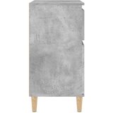  Komoda siva boja betona 60x35x70 cm od konstruiranog drva | shoptok.hr