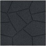  Kamen za hodanje 6 pcs Crna 40,5 x 40,5 x 2 cm Guma | Eponuda.com