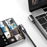Ugreen USB-C na USB-C kabel US323 kotni 60W 3A 1m črn | Shoptok.si