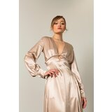 Mona ženska midi-haljina sa dubokim izrezom 54232901-2 cene