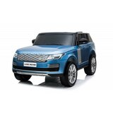 Land Rover Dvosed 4x4 Licencirani sa kožnim sedištima i mekim gumama - Plavi Cene
