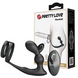 Pretty Love VIBRACIJSKI OBROČEK Z ANALNIM ČEPOM Marshall, (21596499) | Shoptok.si