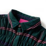  Dječja haljina dugih rukava s volanima tamnozelena 104 | shoptok.hr