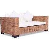  2-dijelni set sofa od prirodnog ratana s jastucima | shoptok.hr