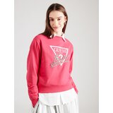 Guess Majica rdeča / off-bela | Shoptok.si