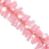  Božićna girlanda s LED svjetlima 20 m ružičasta | shoptok.hr