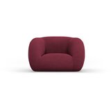 Cosmopolitan Design Bordo rdeč fotelj iz tkanine bouclé Essen – Cene