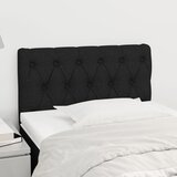  Uzglavlje crno 80x7x78/88 cm od tkanine | shoptok.hr