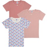 Petit Bateau Majice s kratkimi rokavi 3 TEE SHIRTS MC Rožnata | Shoptok.si