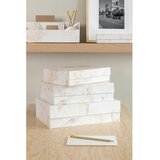 Bigso Bež kartonske kutije za pohranu u setu 3 kom s poklopcem/dekorativne 42,5x29,5x13 cm Kian Paper Laminate – | shoptok.hr