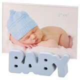 Takk Woody, ram za fotografije, drvo, plava, Baby, 10x15cm Cene