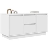 TV ormarić s LED svjetlima bijeli 100x41x50 cm | shoptok.hr