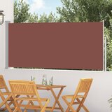  Uvlačiva bočna tenda 120 x 300 cm smeđa | shoptok.hr