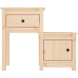  Noćni ormarići 2 kom 79,5 x 38 x 65,5 cm od masivne borovine | shoptok.hr