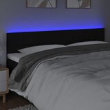  LED uzglavlje crno 160x5x78/88 cm od tkanine | Eponuda.com