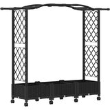 Povišeni krevet s mrežom i krovom Crna 169 x 40 x 129 cm PP | Eponuda.com