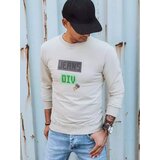 DStreet Bluza męska z nadrukiem beżowa | shoptok.hr
