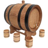 Hrastova bačva 5L + 6 čaša | shoptok.hr