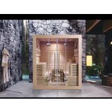  Sauna soba Nero – kanadski Hemlock 1800x1500x1900 za 3 osobe sa rasvetom 14734 Cene