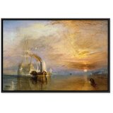  Slika - William Turner – The Fighting Temeraire 120x80 U crnom drvenom okviru | shoptok.hr