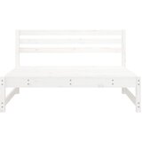  Srednja vrtna sofa bijela 120 x 80 cm od masivne borovine | Eponuda.com
