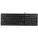 TECLADO COM FIO USB A4TECH KR-92 PARA PC E LAPTOP EM CAIXA PRETA, (5000261506)