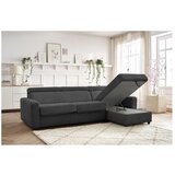 Bobochic Paris Tamno siva sklopiva kutna garnitura od samta (promjenjiva) Monaco – | shoptok.hr