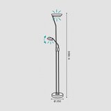 Eglo sarrione podna/3, led, 17,3w+2,9w+4,5w, 1600lm+270lm+440lm, čelik-nikl-mat/bela | Eponuda.com