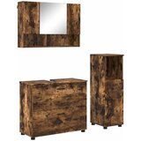  Set namještaja za kupaonicu 3 kom. Dimljeni hrast Smeđa 76,5 x 35 x 64 cm | shoptok.hr