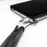 Logilink fleksibilna zaštita za kablove sa rajfešlusom 1m x 30mm crna Cene