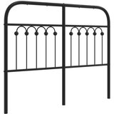 Maison Chic kovinsko posteljno vzglavje - vzglavna omarica - nočna omarica črno 120 cm, (21705234) | Shoptok.si