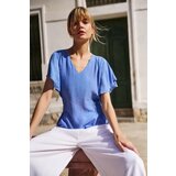 Marisse Women's Shirt L-Ko-4635 Blue Cene