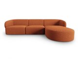 Milo Casa Kutna garnitura od šenila boja terakote (s desnim kutom/s ležaljkom) Paolo – | shoptok.hr