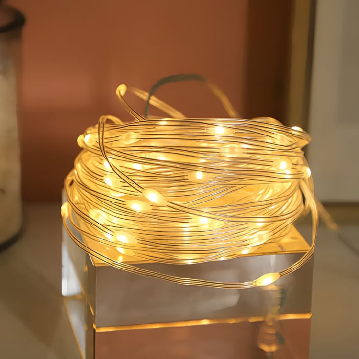 niz sa 1000 toplo belih LED dioda 70m