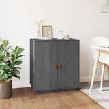  Komoda siva 65 5 x 40 x 75 cm od masivne borovine | shoptok.hr