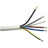 PVC Priključni kabel za štedilnik H05VV-F 5G2,5 mm² (Število žil: 5, Dolžina: 5 m, Bele barve) | Shoptok.si