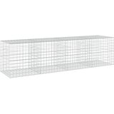  Gabion s žicom debljine 3,5 mm i mrežom 10x10 cm 400x100x100 cm | shoptok.hr