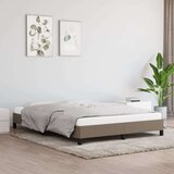  Posteljni okvir taupe 140x190 cm blago, (20723854) Cene