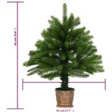  Umjetno osvijetljeno božićno drvce 65 cm zeleno | shoptok.hr
