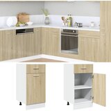 vidaXL Spodnja omarica s predalom sonoma hrast 40x46x81,5 cm Cene