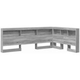  Skladišno uzglavlje Siva Sonoma 207,5 x 137,5 x 76,5 cm | shoptok.hr