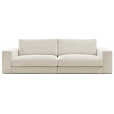 Bobochic Paris Bež sedežna garnitura iz rebrastega žameta 274 cm Leonard – | Shoptok.si