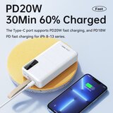 Remax back up baterija noah series RPP-506 pd qc 20W 22.5W 30000mAh bela | ePonuda.com