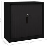  s kliznim vratima crni 90 x 40 x 90 cm čelični | shoptok.hr
