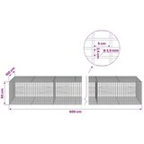  Gabion s žicom debljine 3 5 mm i mrežom 5x2 5 cm 600x100x50 cm - 100 cm 50 cm 600 cm | shoptok.hr