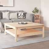  Klub stolić 100x100x40 cm Masivno drvo Bor | shoptok.hr