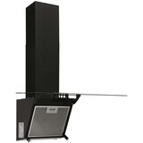  Kuhinjska napa 60 cm jeklo in kaljeno steklo črna, (20769666) | Shoptok.si
