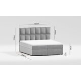 Ropez Siva oblazinjena zakonska postelja s prostorom za shranjevanje 160x200 cm Flip – | Shoptok.si