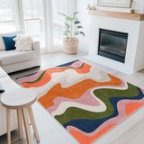 Mila Home Oranžen pralen tekač 80x200 cm Squiggly Orange – | Shoptok.si